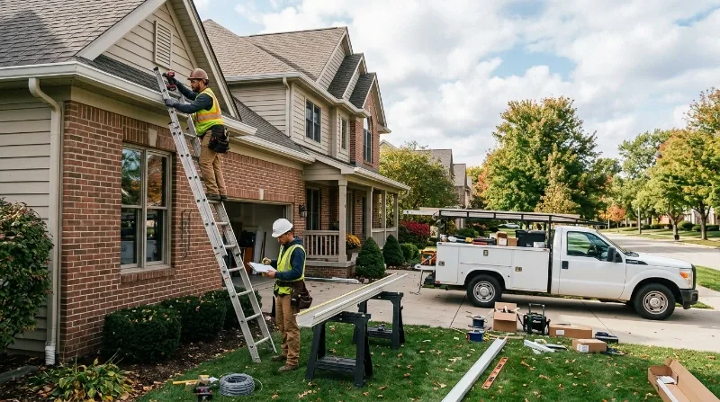 Jacksonville gutter cleaner inspection