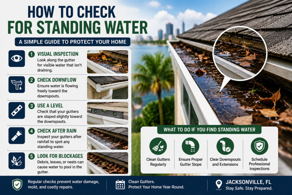 Standing Water in Your Gutters