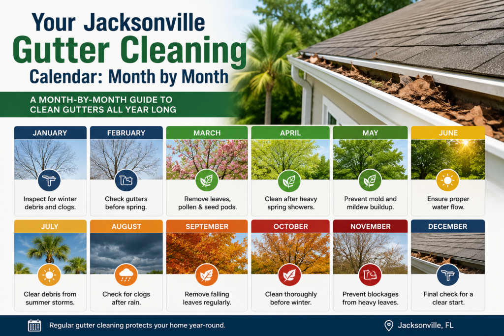 Gutter Cleaning Calendar
